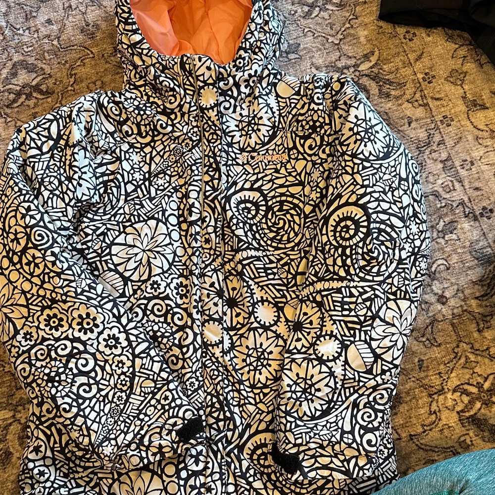 Black and White Patterned Jacket